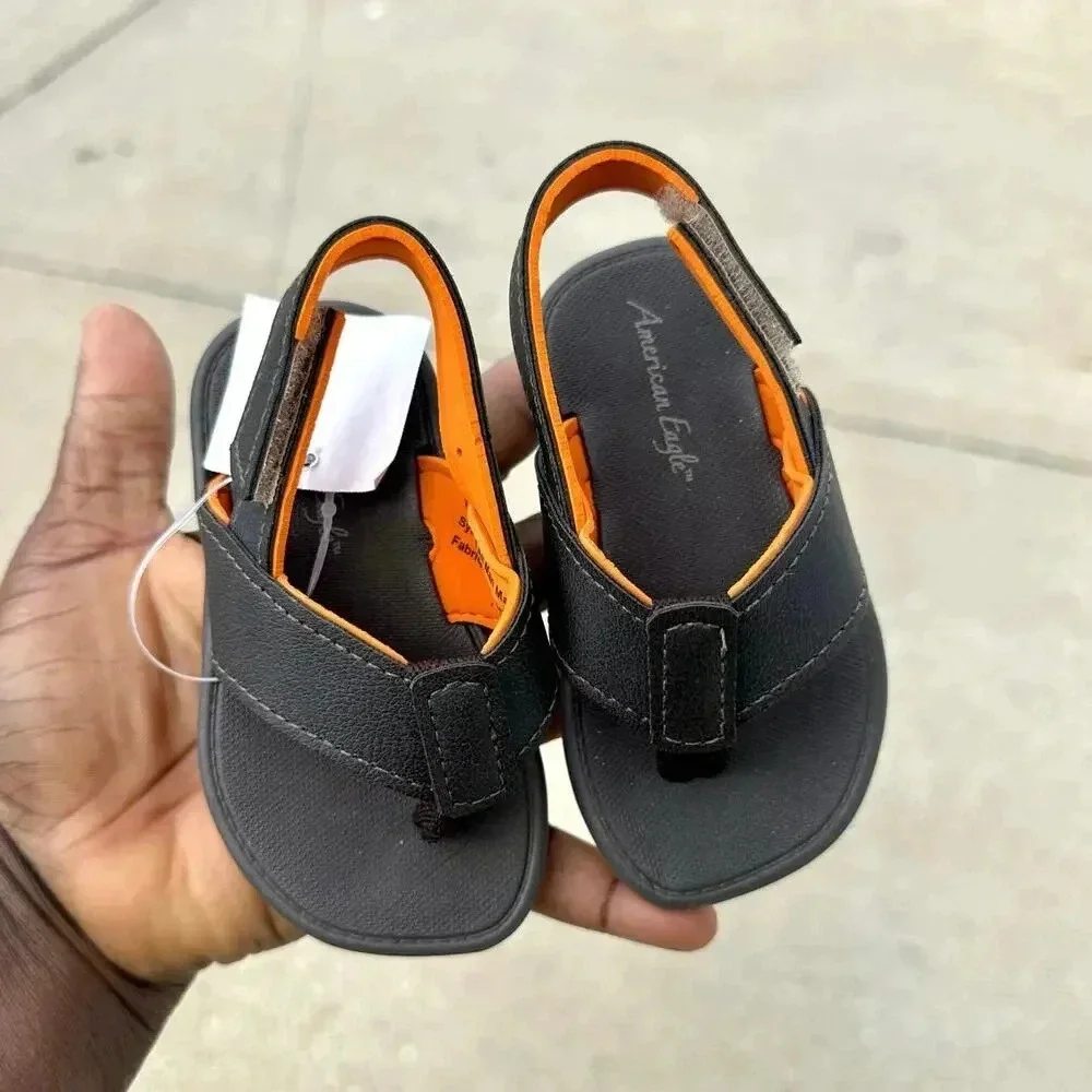 American Eagle Mali Mali Baby‎ Boy Sandal Size 6 Brown